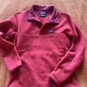 Patagonia Women's Quarter Button in Rust Red
